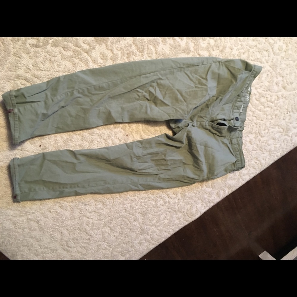 Men's 34 Bullhead Skinny Cropped Chinos